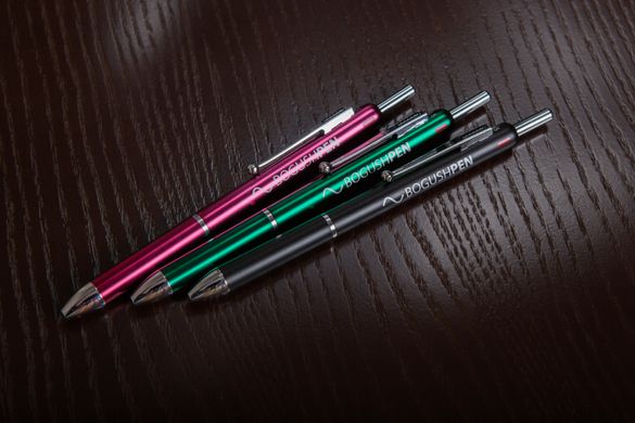BogushPen Зеленого цвета (3 цвета и карандаш)