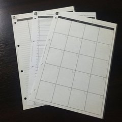 Complete set of insert sheets for Business BogushBook