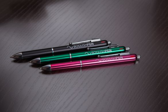 BogushPen Гранатового цвета (3 цвета и карандаш)