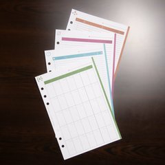 Annual set of insert sheets in Russian and Ukrainia
