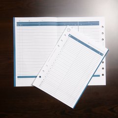 Set of sheets Weekly plan (A4 sheet)